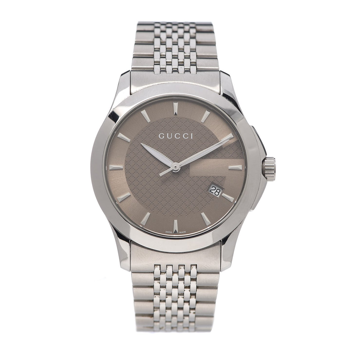 Stainless Steel 38mm G-Timeless Quartz Watch Brown