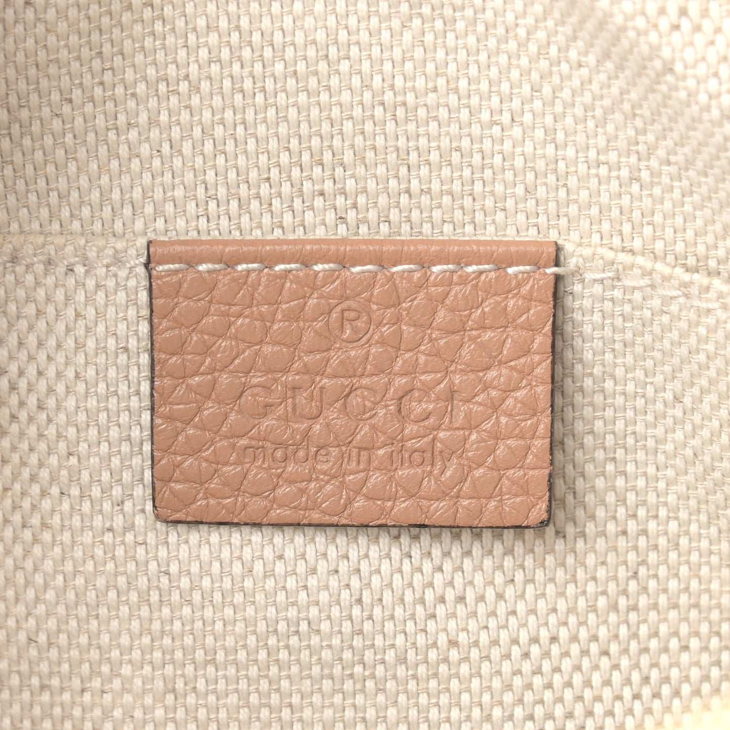 Pebbled Calfskin Small Soho Disco Bag Camelia