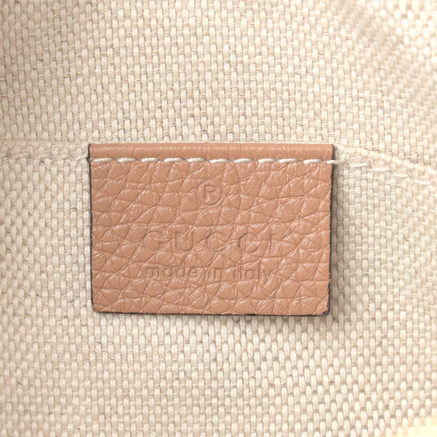 Gucci Pebbled Calfskin Small Soho Disco Bag Camelia 8 of 10