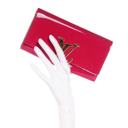 Louis Vuitton Patent Louise Wallet Rose Indien 2 of 7