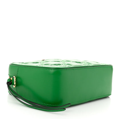 Gucci Calfskin GG Matelasse Shoulder Bag Spring Green Natural 4 of 10
