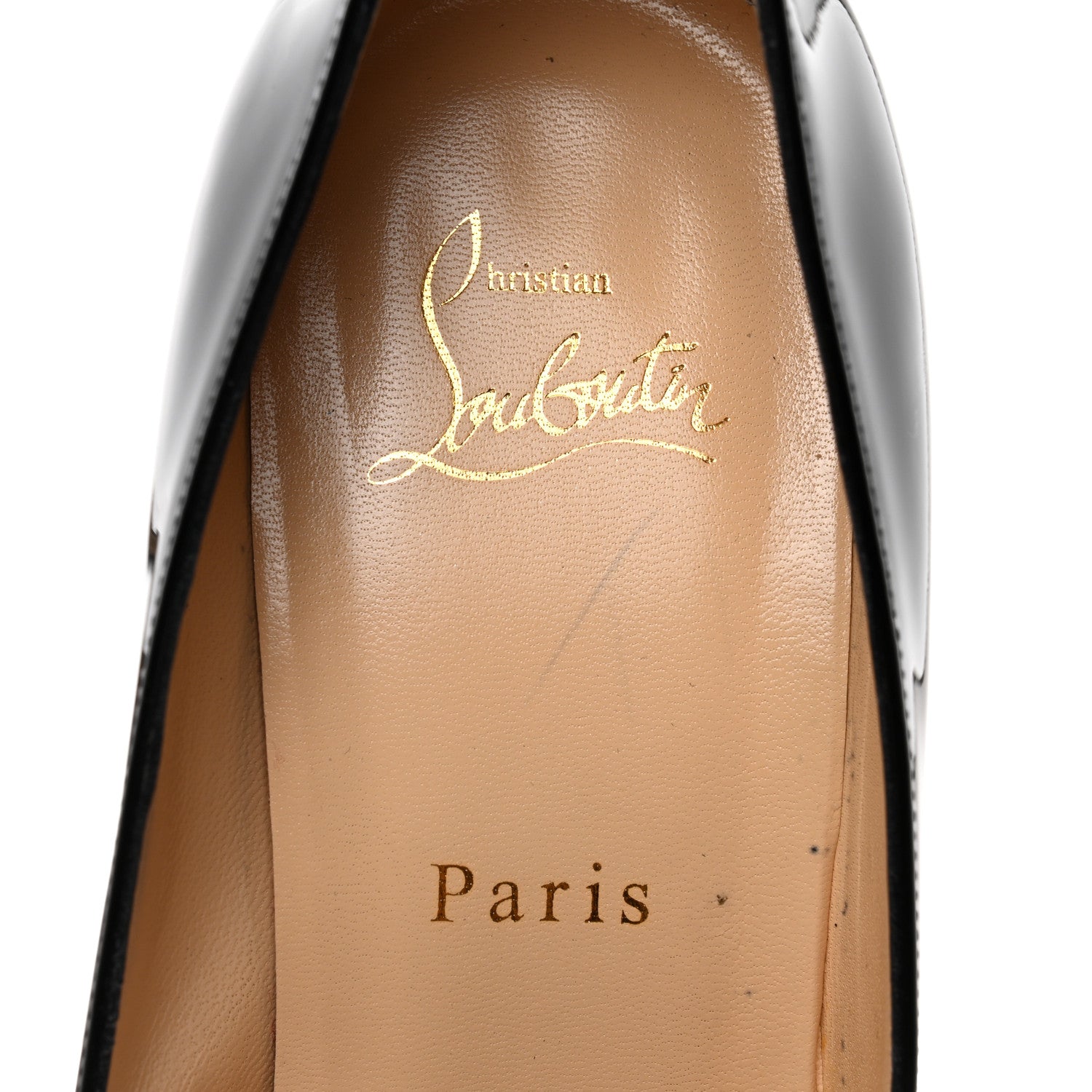 Christian Louboutin Patent Bianca 140 Pumps 39 Black 6 of 7