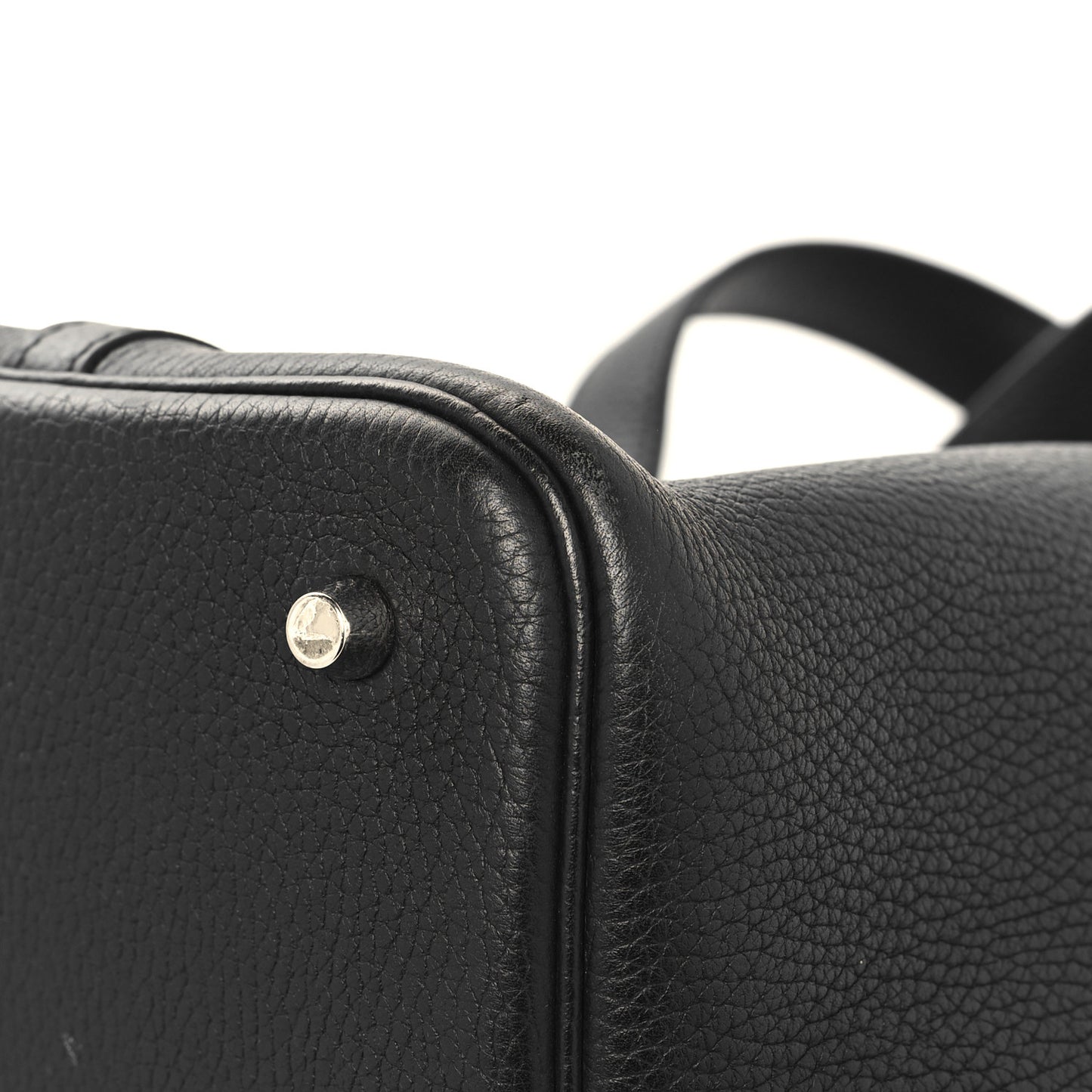 Taurillon Clemence Picotin Lock 22 MM Black