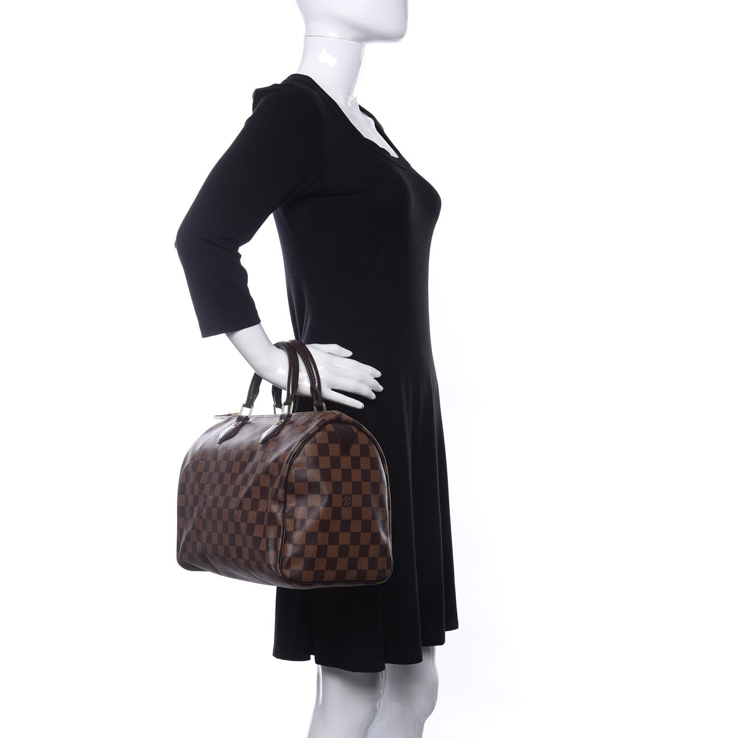 Louis Vuitton Damier Ebene Speedy 30 2 of 9