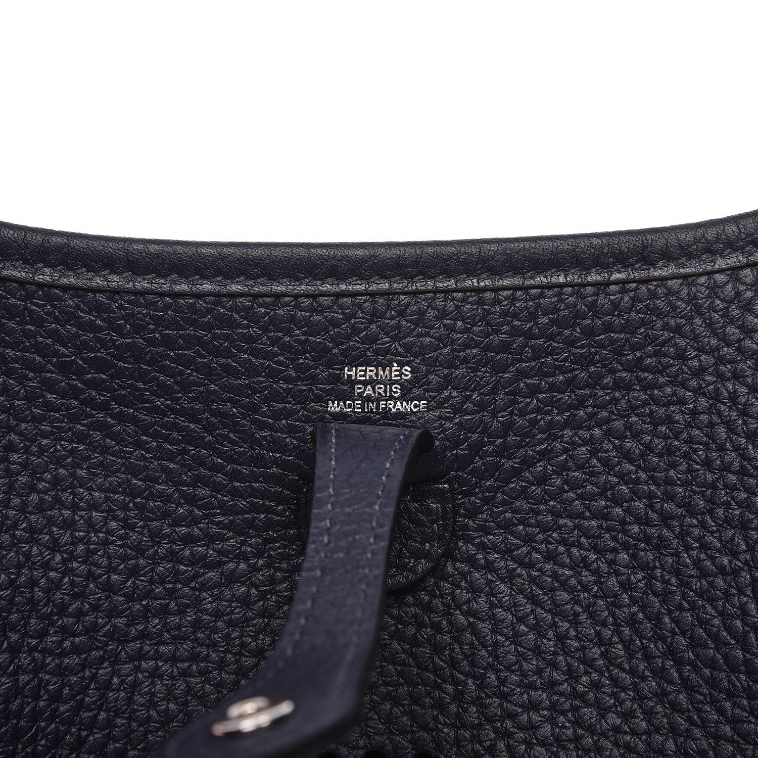 Hermes Taurillon Clemence Amazone Evelyne TPM Bleu Nuit Bleu Indigo 6 of 9