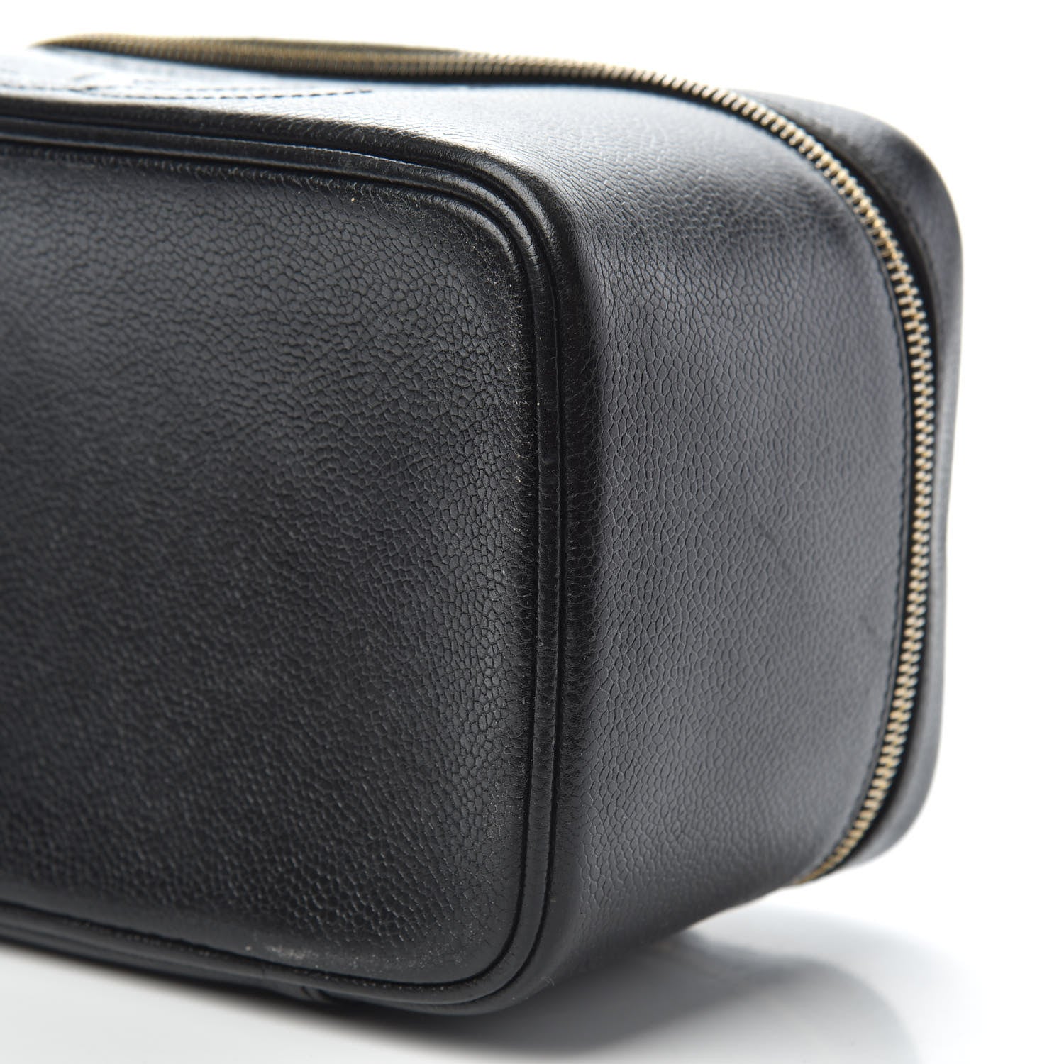 Chanel Caviar Vanity Cosmetic Case Black 8 of 11