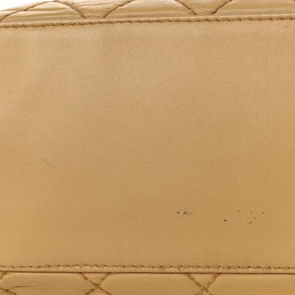 Chanel Lambskin CC Tortoise Handle Tote Beige 8 of 14