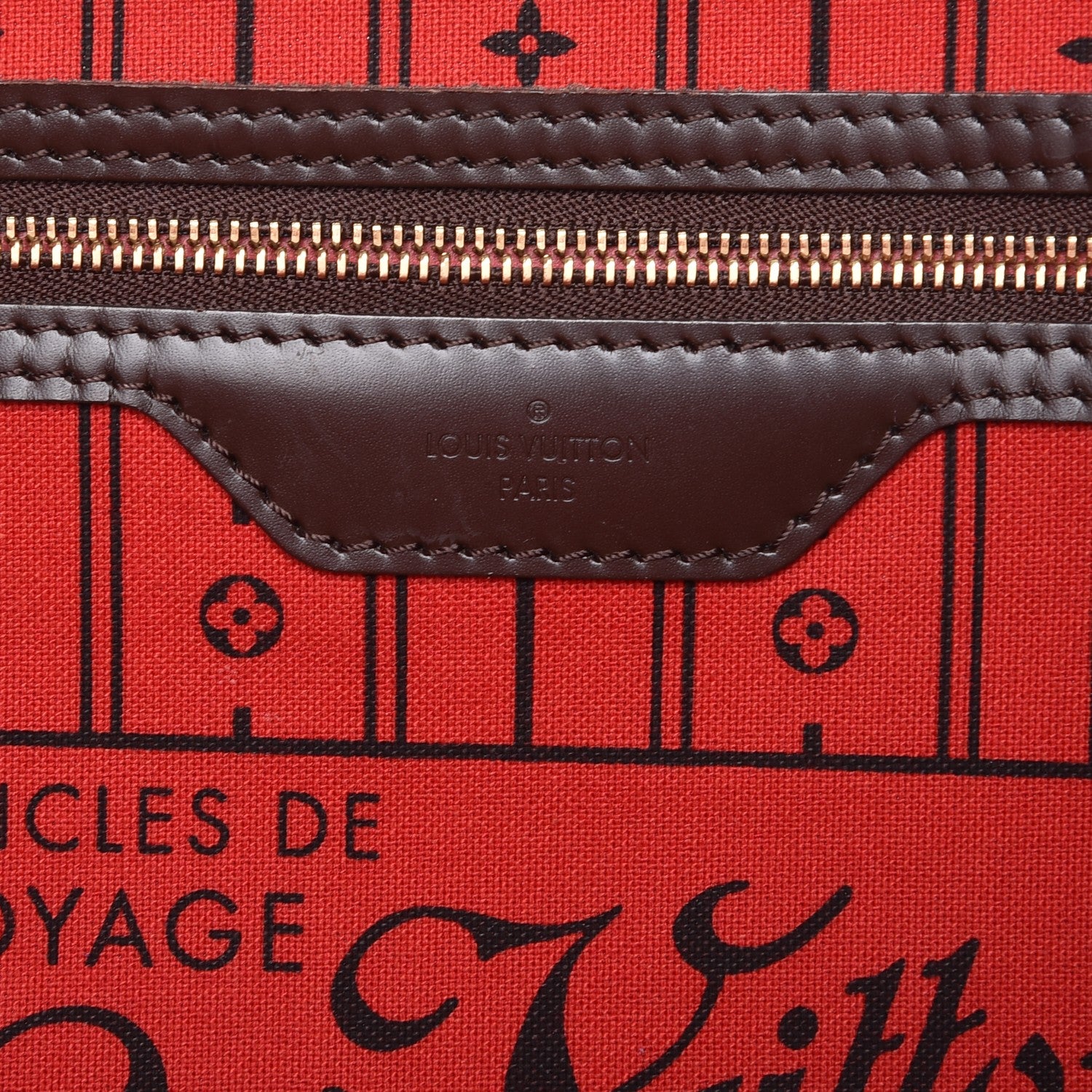 Louis Vuitton Damier Ebene Neverfull GM 6 of 8