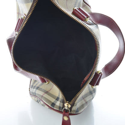 Burberry Haymarket Check Studded Bowler Red 5 of 15