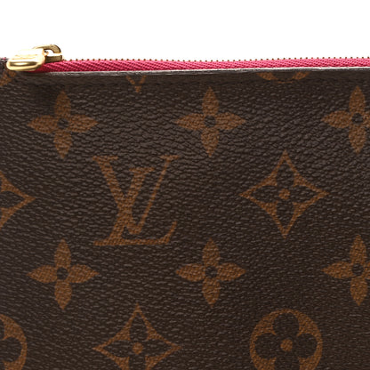 Louis Vuitton Monogram Neverfull MM GM Pochette Pivoine 8 of 10