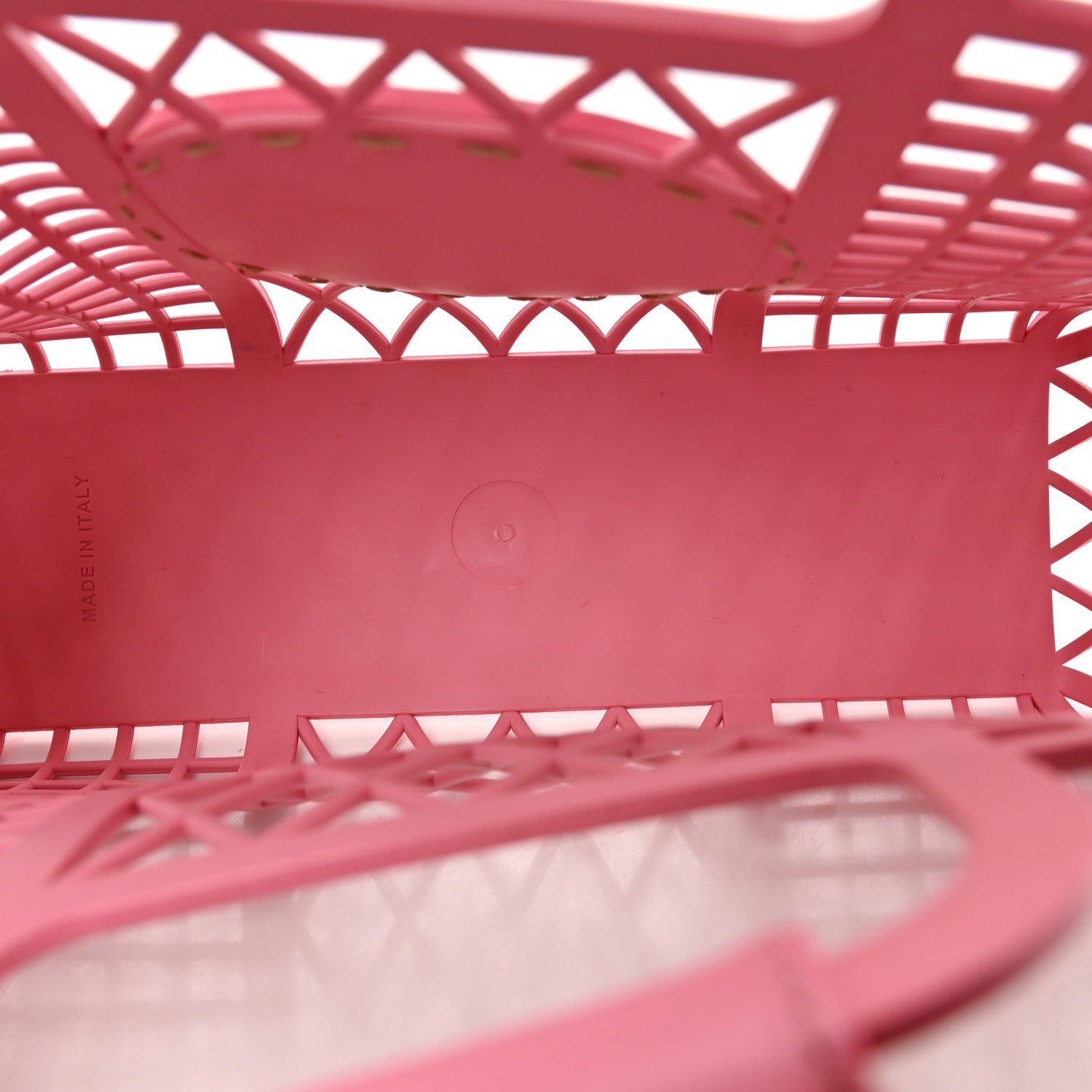 Fendi Recycled Plastic Vitello Liberty Matte Small Fendi Basket Rosa 5 of 11