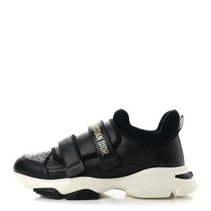 Christian Dior Calfskin Technical Fabric Womens D-Wander Sneakers 40.5 Black 1 of 7