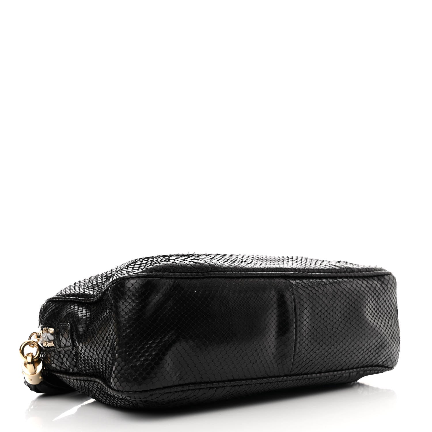 Gucci Snakeskin Small Soho Bowler Black 4 of 10
