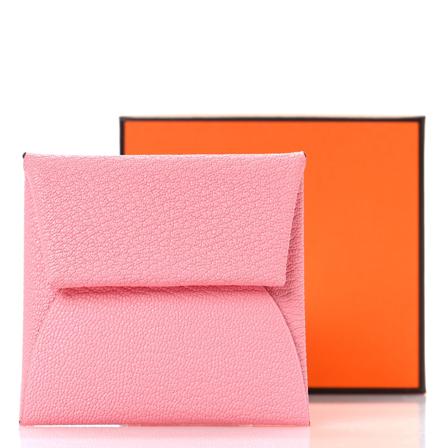Chevre Mysore Verso Bastia Coin Purse Rose Confetti Brique