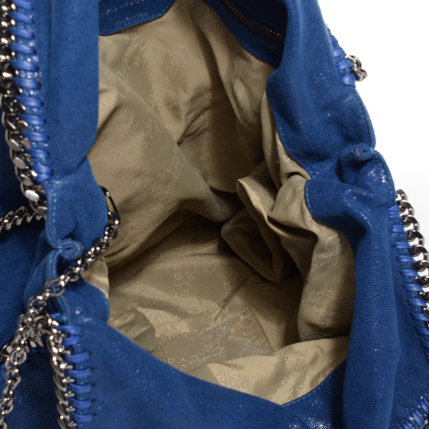 Stella McCartney Shaggy Deer Big Falabella Tote Beau Blue 5 of 10