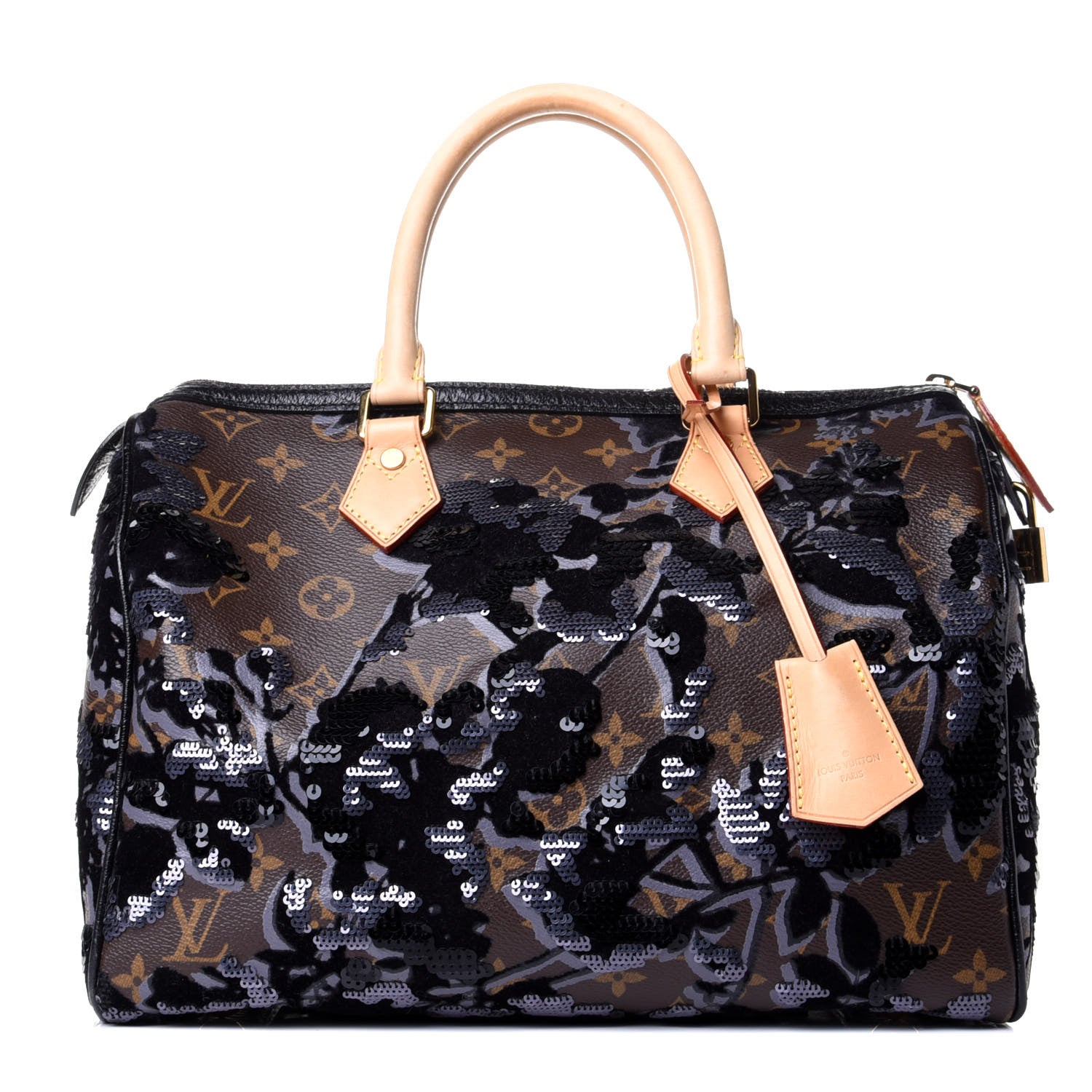 Louis Vuitton Monogram Fleur De Jais Sequins Speedy 30 1 of 10