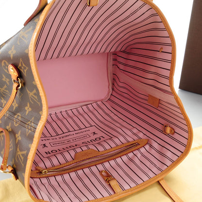 Louis Vuitton Monogram Neverfull MM Rose Ballerine 5 of 8