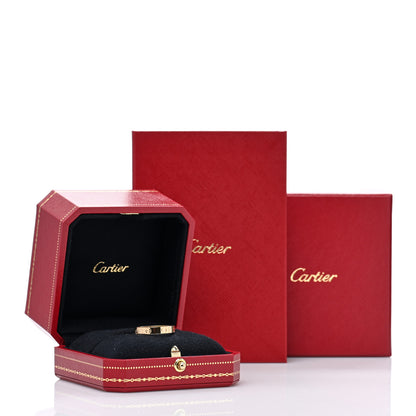 Cartier 18K Yellow Gold 3.5mm LOVE Wedding Band Ring 56 7.5 5 of 5