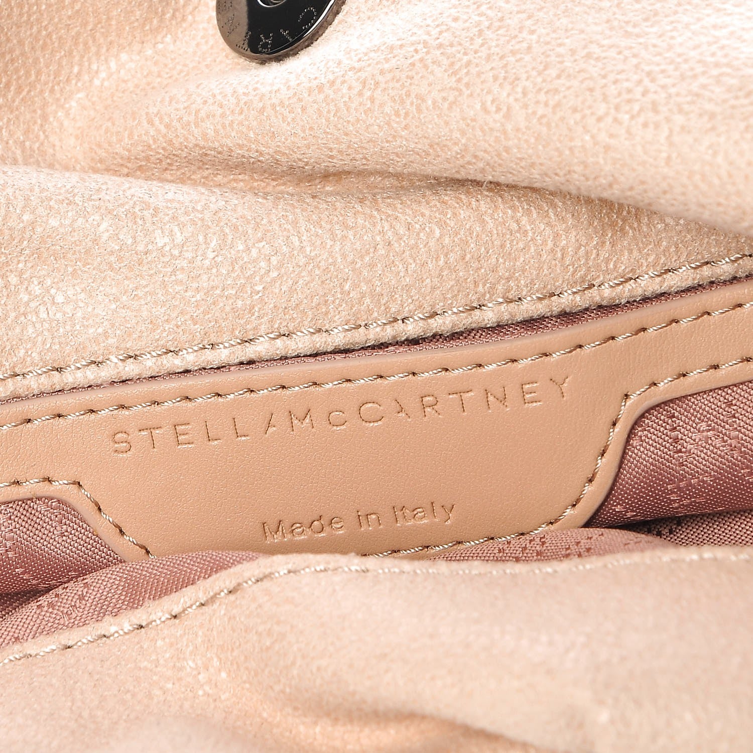 Stella McCartney Shaggy Deer Mini Falabella Fold Over Tote Powder 6 of 7