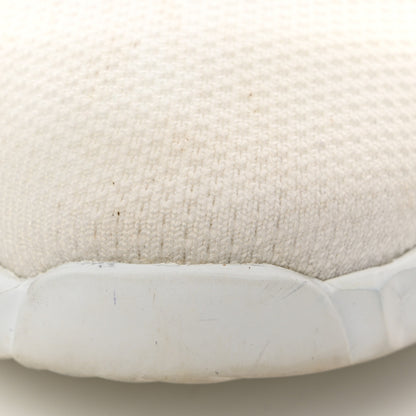 Hermes Knit Calfskin Depart Sneakers 38 White 8 of 9