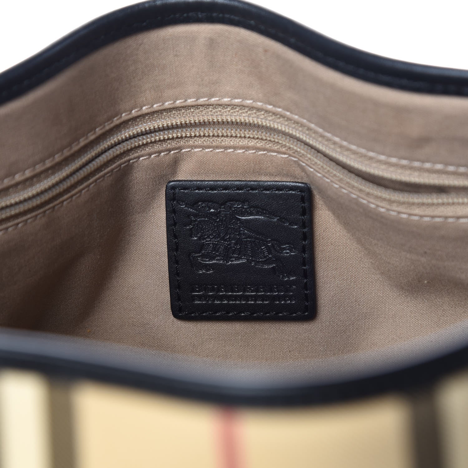 Burberry House Check Buckle Tote Black 6 of 13