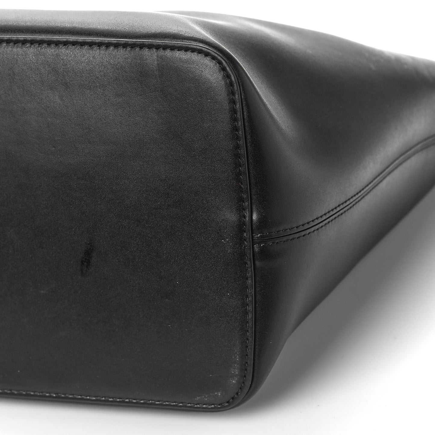 Calfskin Large Antigona Whipstitch Handle Tote Black