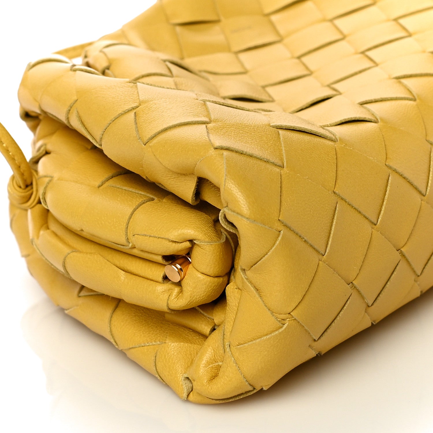 Bottega Veneta Nappa Intrecciato The Mini Pouch Buttercup 10 of 11