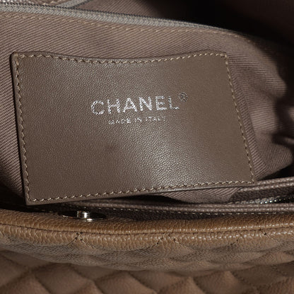 Chanel Caviar Quilted Large Just Mademoiselle Bowling Bag Grey 6 of 7