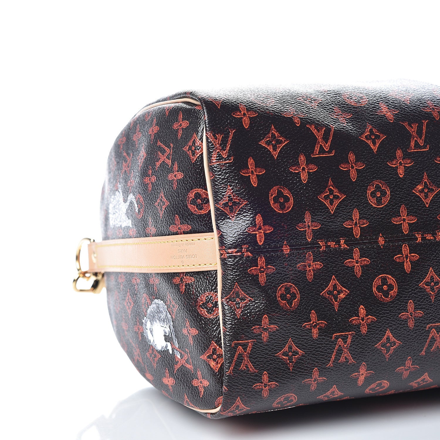 Louis Vuitton Catogram Speedy Bandouliere 30 Marron 5 of 9