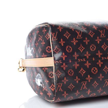 Louis Vuitton Catogram Speedy Bandouliere 30 Marron 5 of 9