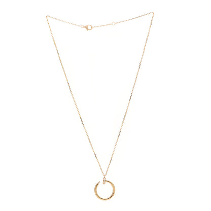 Cartier 18K Yellow Gold Diamond Juste Un Clou Pendant Necklace 3 of 6
