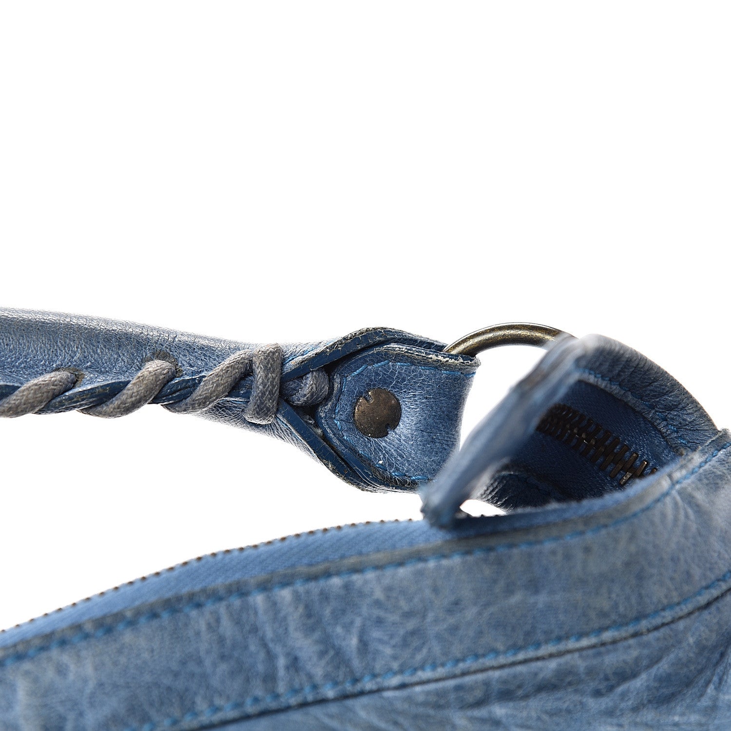 Balenciaga Agneau Classic Hardware Day Hobo Bleu Glacier 16 of 19