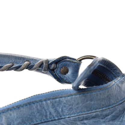 Balenciaga Agneau Classic Hardware Day Hobo Bleu Glacier 16 of 19