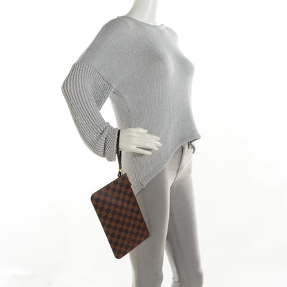 Louis Vuitton Damier Ebene Neverfull MM GM Pochette 2 of 8