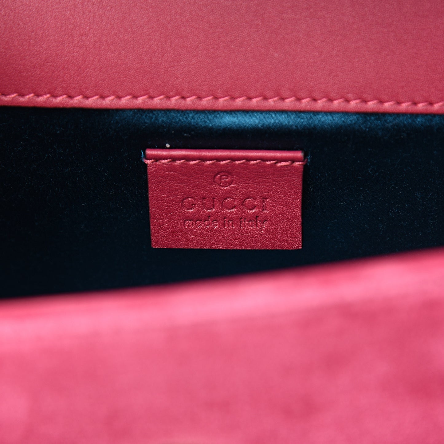 Velvet Crystal Square G Shoulder Bag Light Raspberry Rose