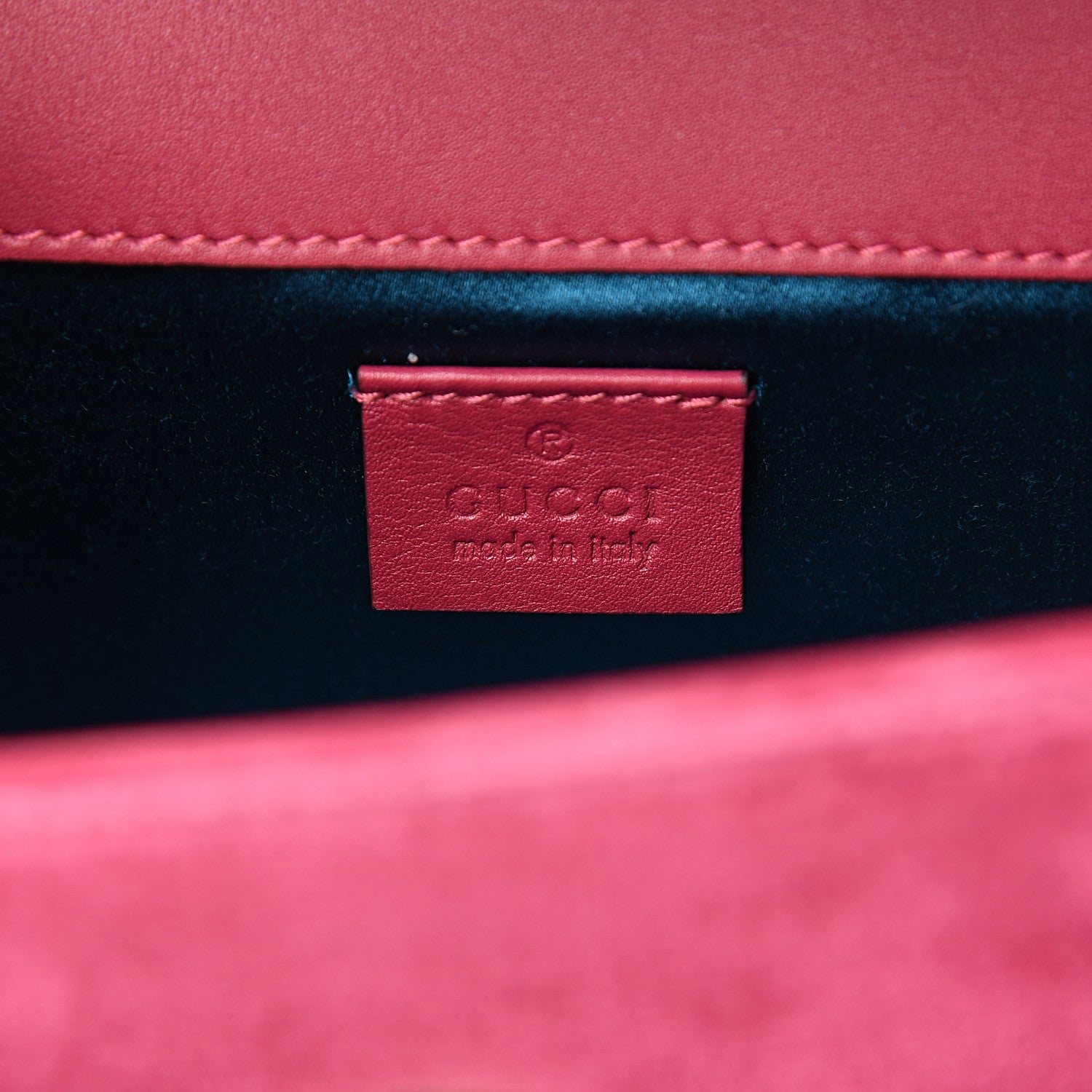 Gucci Velvet Crystal Square G Shoulder Bag Light Raspberry Rose 5 of 9