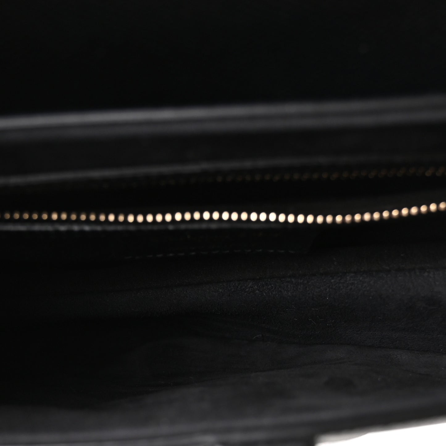 Grained Calfskin Saddle Bag With Strap Black
