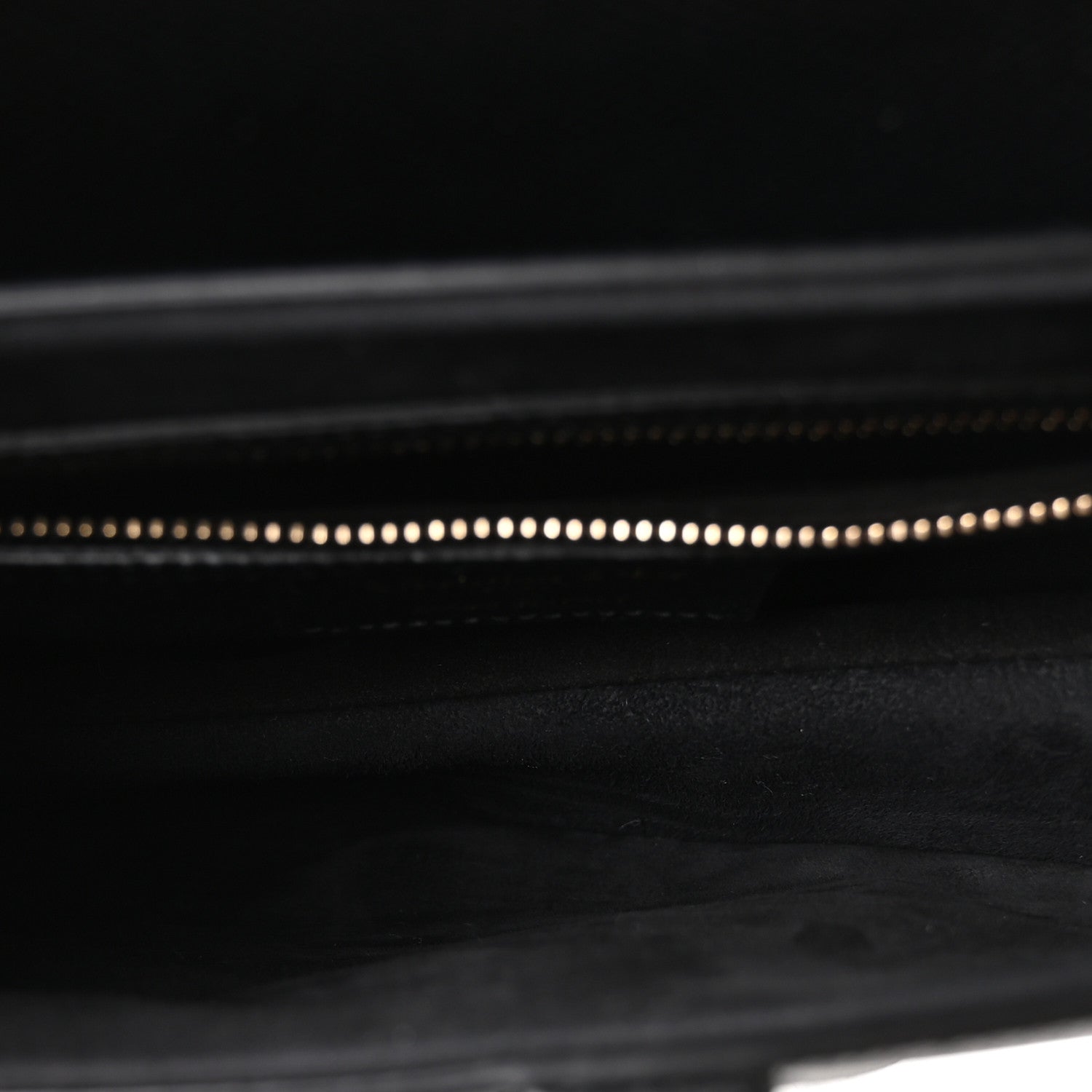 Christian Dior Grained Calfskin Saddle Bag With Strap Black 5 of 11