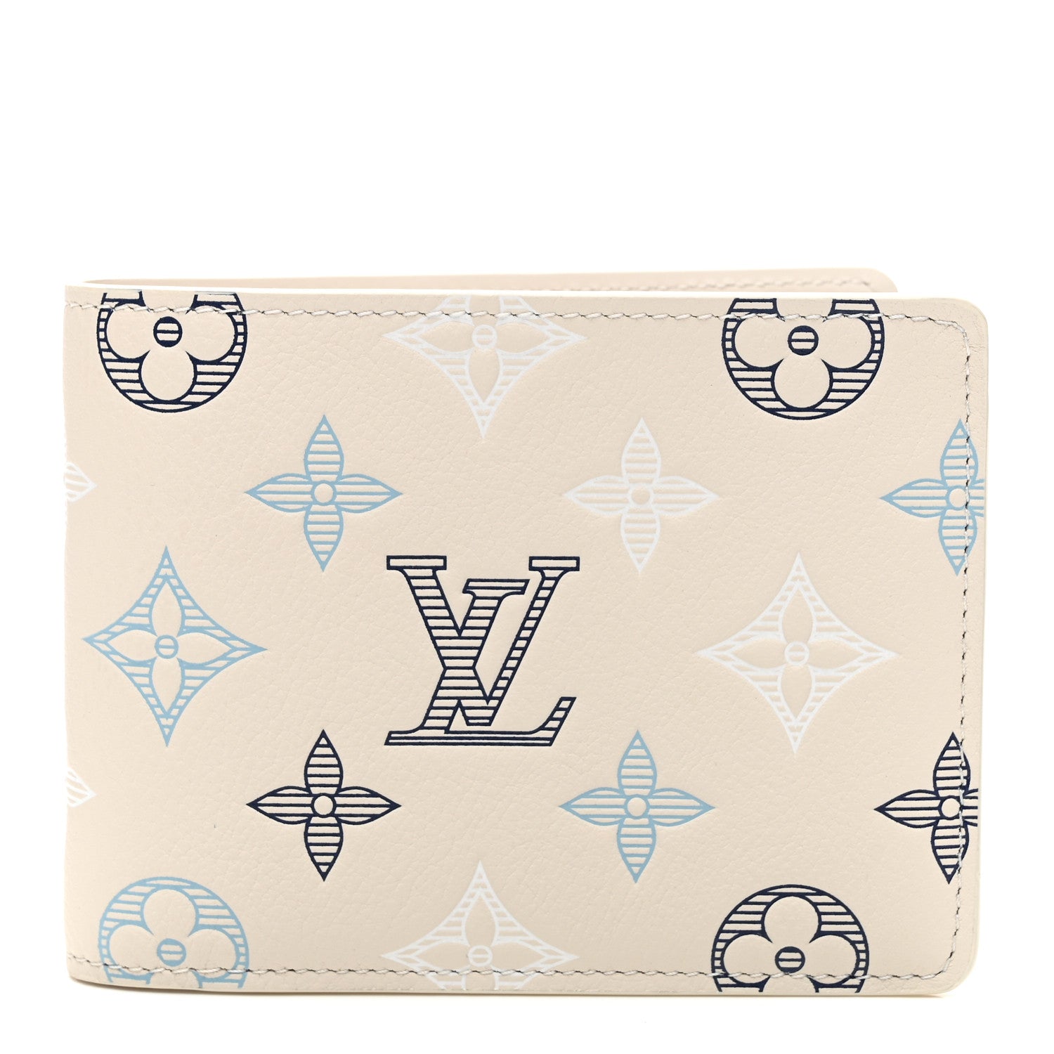 Louis Vuitton Monogram Shadow Multiple Wallet Ecru White 1 of 7