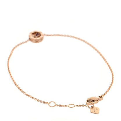 Chanel 18K Beige Gold Ruby Coco Crush Station Bracelet 2 of 5