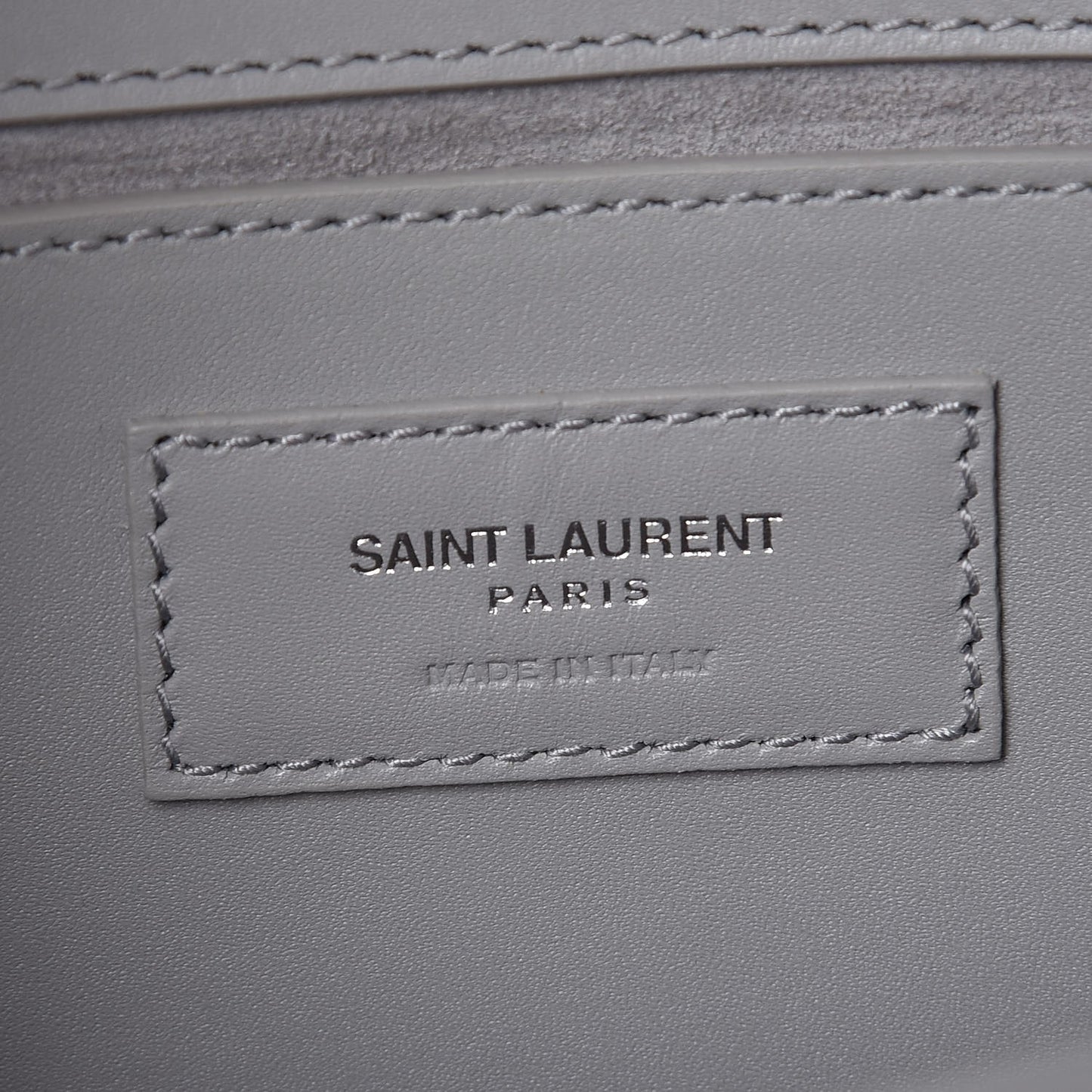 Calfskin Classic Monogram Tassel Clutch Souris