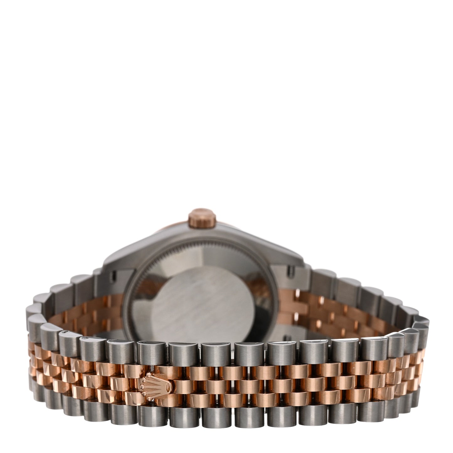 Stainless Steel 18K Everose Gold 31mm Oyster Perpetual Datejust Watch Dark Rhodium 278271