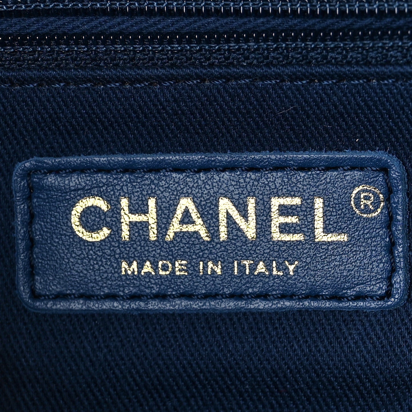 Denim Quilted Medium Denim Trip Single Flap Blue