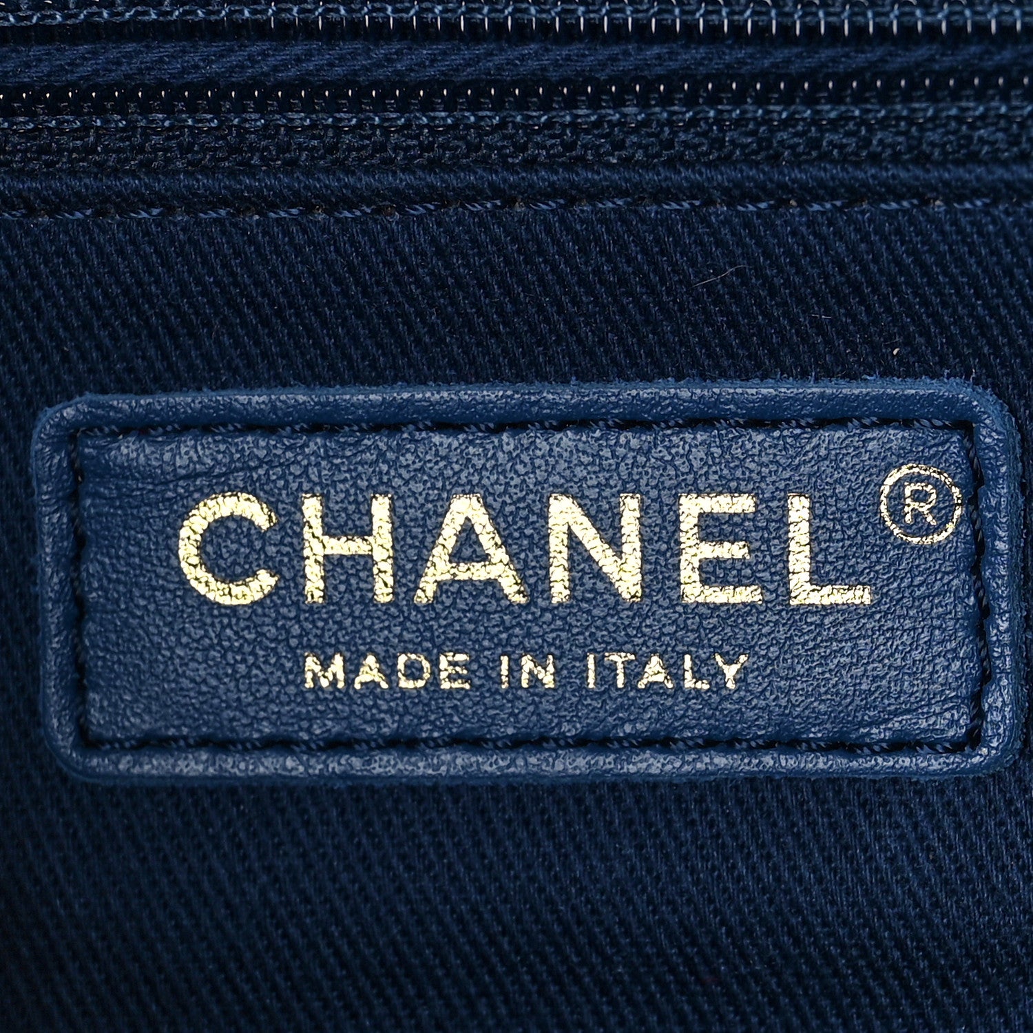 Chanel Denim Quilted Medium Denim Trip Single Flap Blue 6 of 10