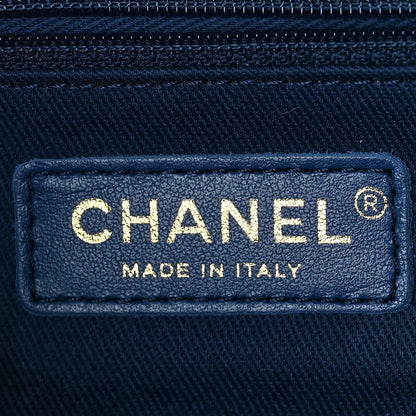 Chanel Denim Quilted Medium Denim Trip Single Flap Blue 6 of 10