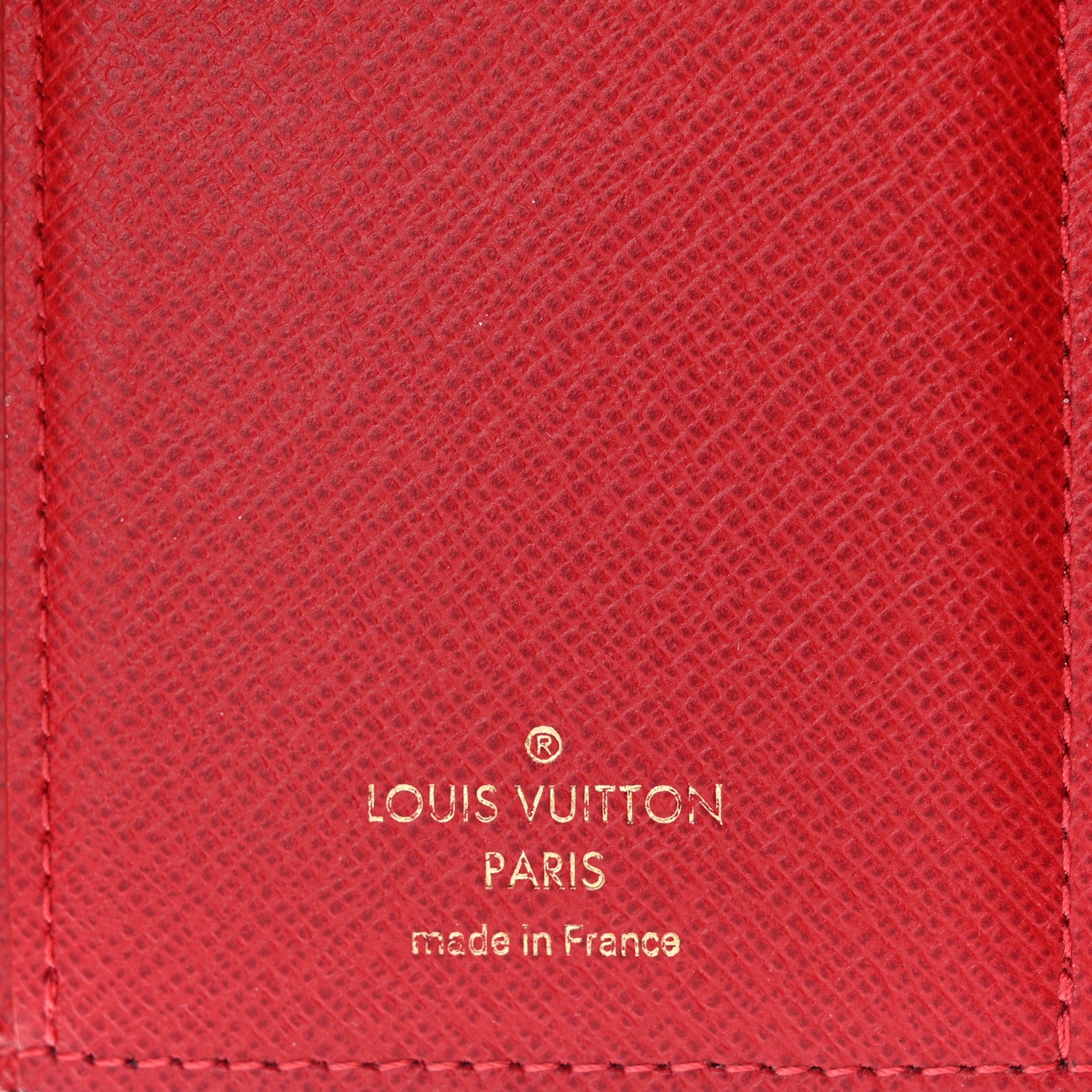 Louis Vuitton Damier Ebene Victorine Wallet Cherry 7 of 8