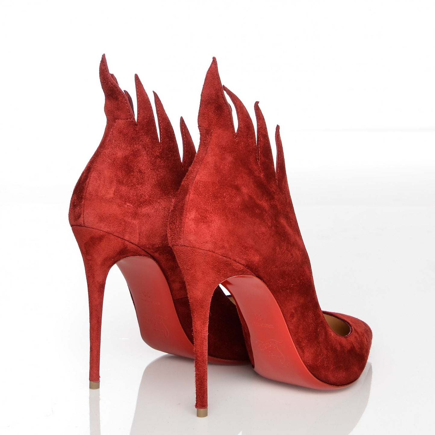 Suede Victorina 100 Pumps 39 Carmin