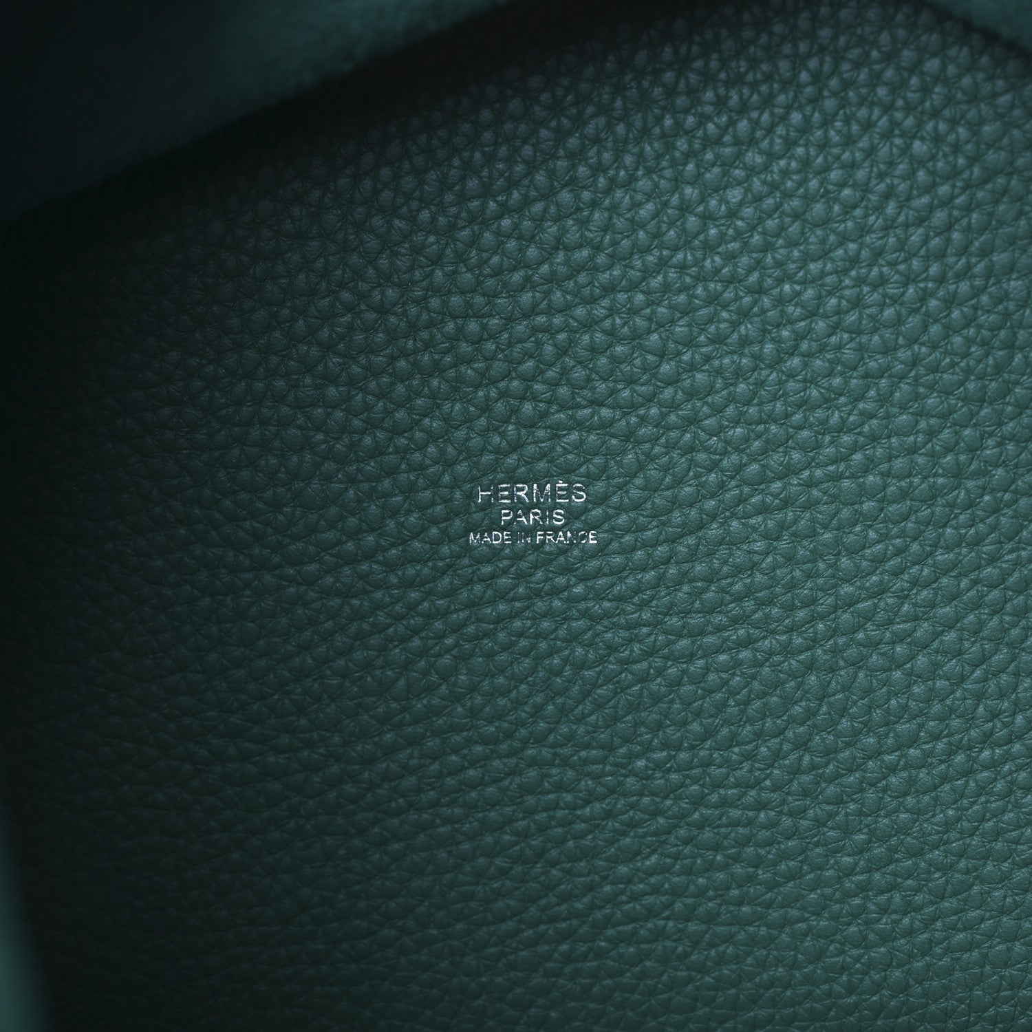 Hermes Taurillon Clemence Picotin Lock 22 MM Malachite 6 of 11