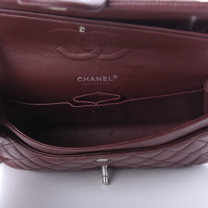 Chanel Caviar Quilted Medium Double Flap Dark Red 6 of 9