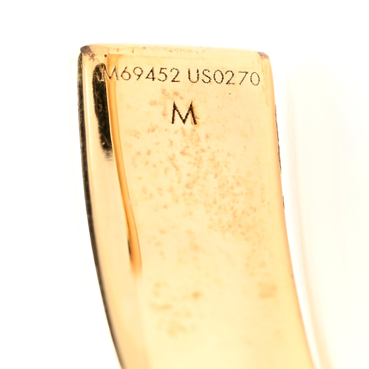 Palladium Damier Cuff M Gold